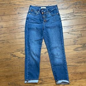 Madewell high rise perfect vintage crop size 25 great condition